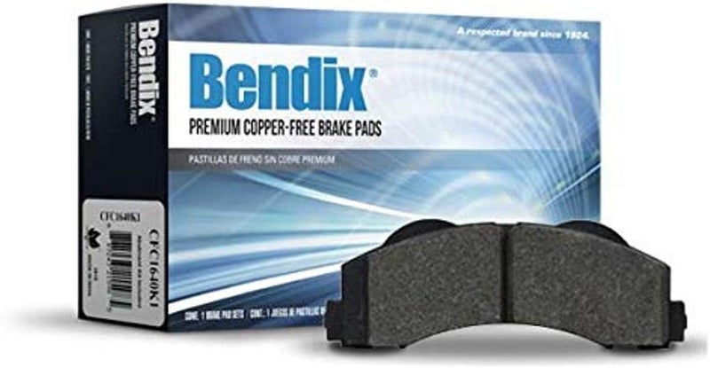 Bendix Priority1 CFM1745 Semi-Metallic Front Brake Pads for Buick LaCrosse 2016-2014, Regal 2016-2014, Chevrolet Equinox 2017, GMC Terrain 2015-2014 - Image 1